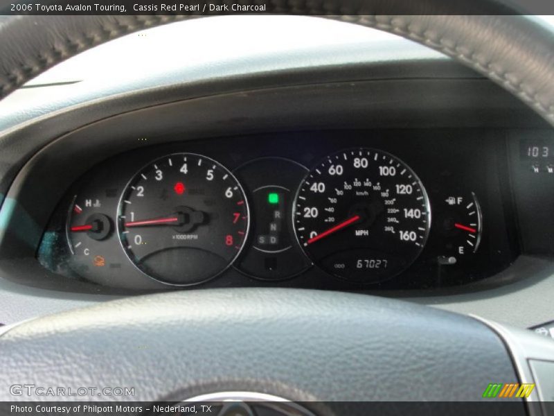 Cassis Red Pearl / Dark Charcoal 2006 Toyota Avalon Touring