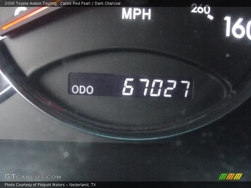 Cassis Red Pearl / Dark Charcoal 2006 Toyota Avalon Touring