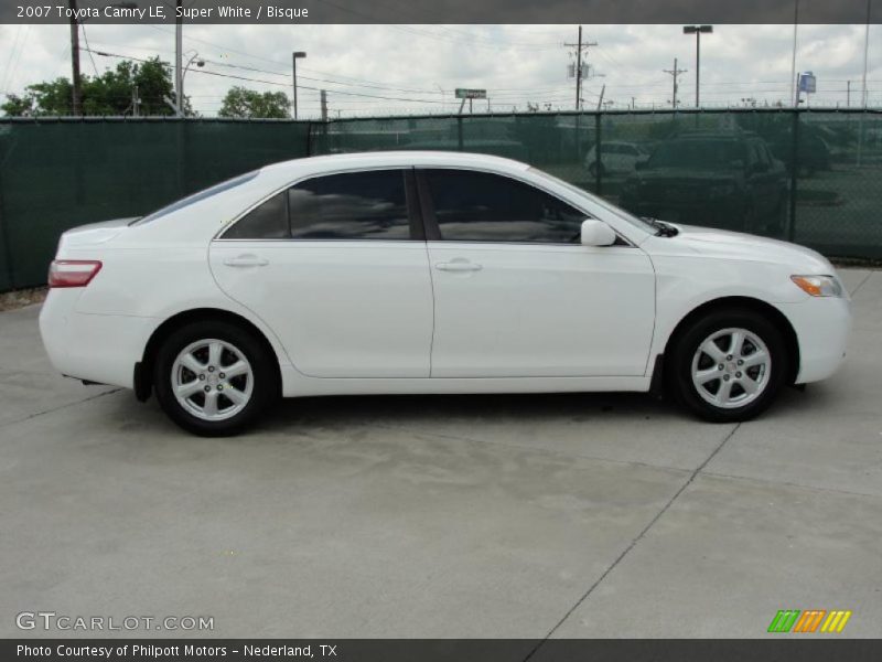 Super White / Bisque 2007 Toyota Camry LE