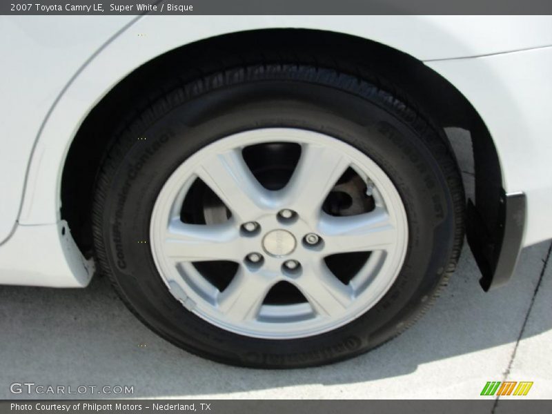 Super White / Bisque 2007 Toyota Camry LE