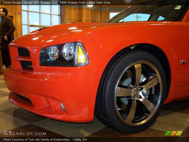 HEMI Orange Pearl / Dark Slate Gray 2009 Dodge Charger SRT-8 Super Bee