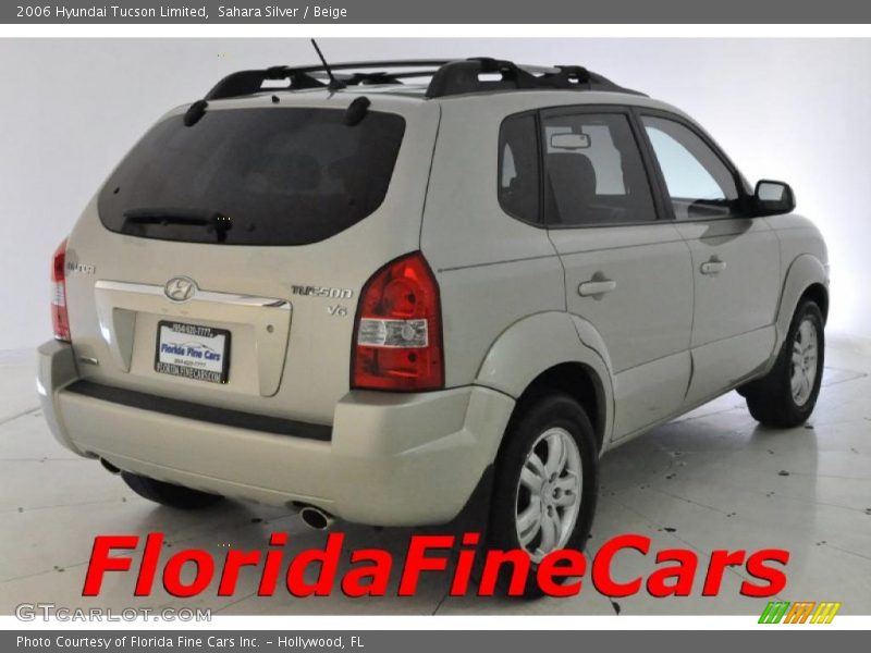 Sahara Silver / Beige 2006 Hyundai Tucson Limited