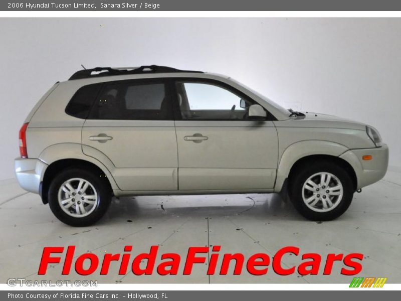 Sahara Silver / Beige 2006 Hyundai Tucson Limited
