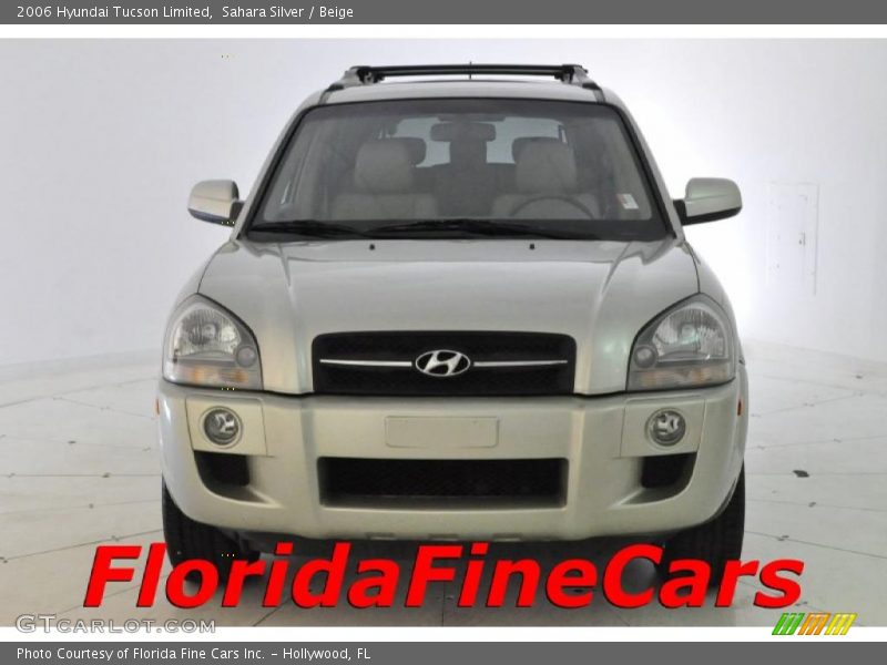 Sahara Silver / Beige 2006 Hyundai Tucson Limited