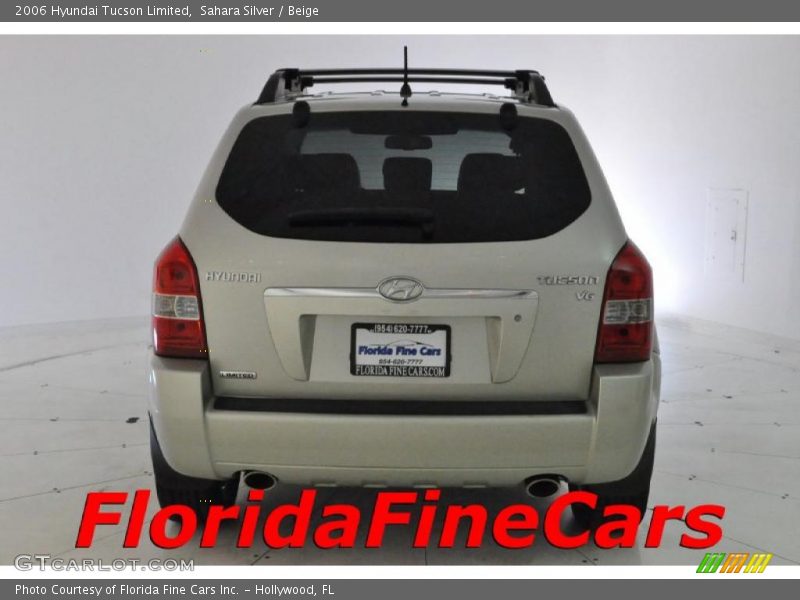 Sahara Silver / Beige 2006 Hyundai Tucson Limited