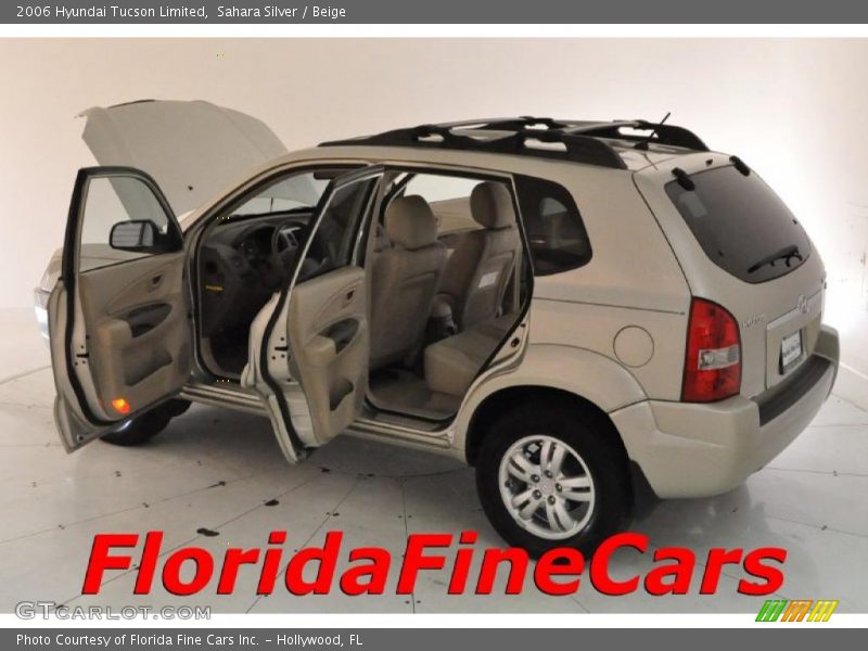 Sahara Silver / Beige 2006 Hyundai Tucson Limited