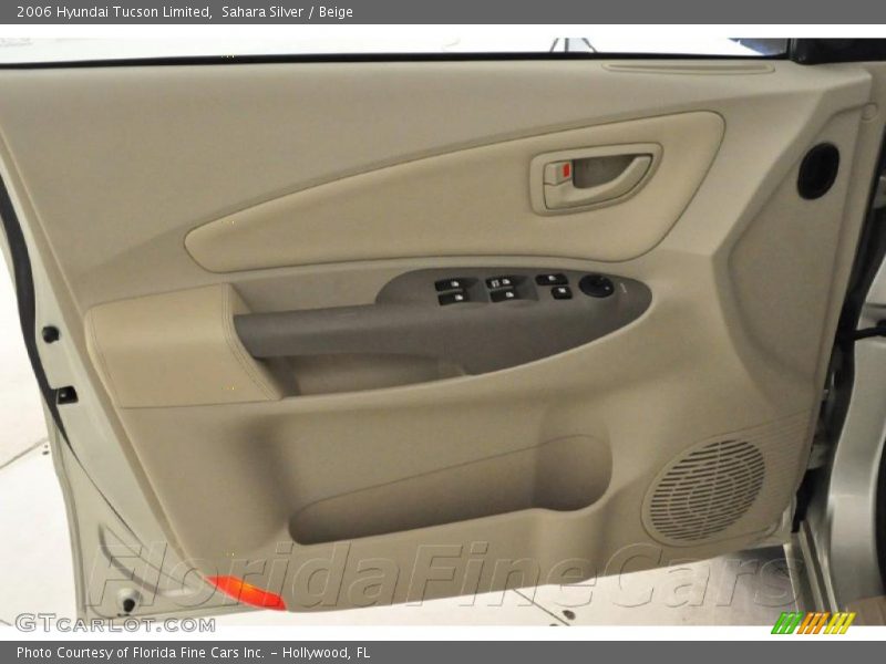 Sahara Silver / Beige 2006 Hyundai Tucson Limited