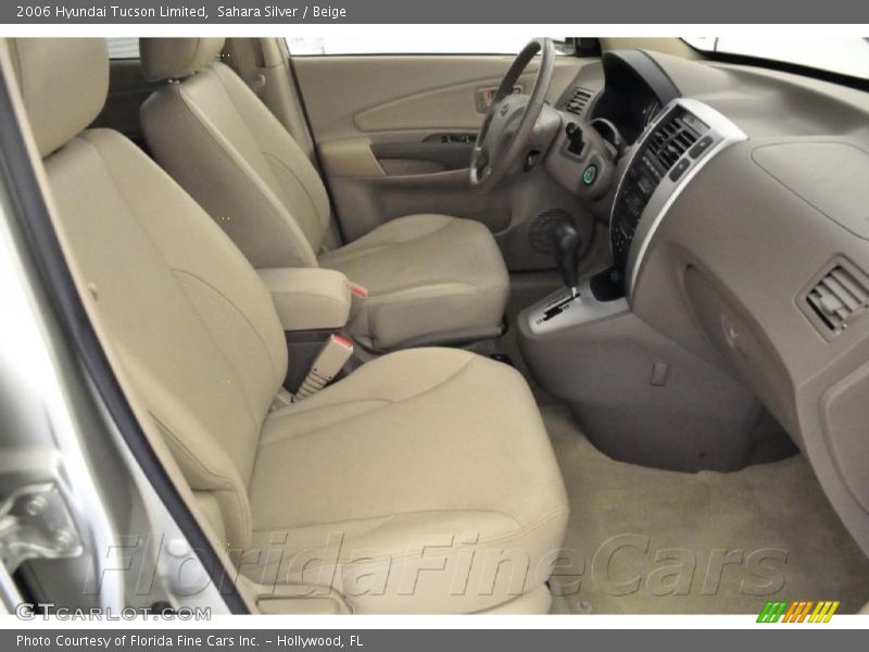 Sahara Silver / Beige 2006 Hyundai Tucson Limited