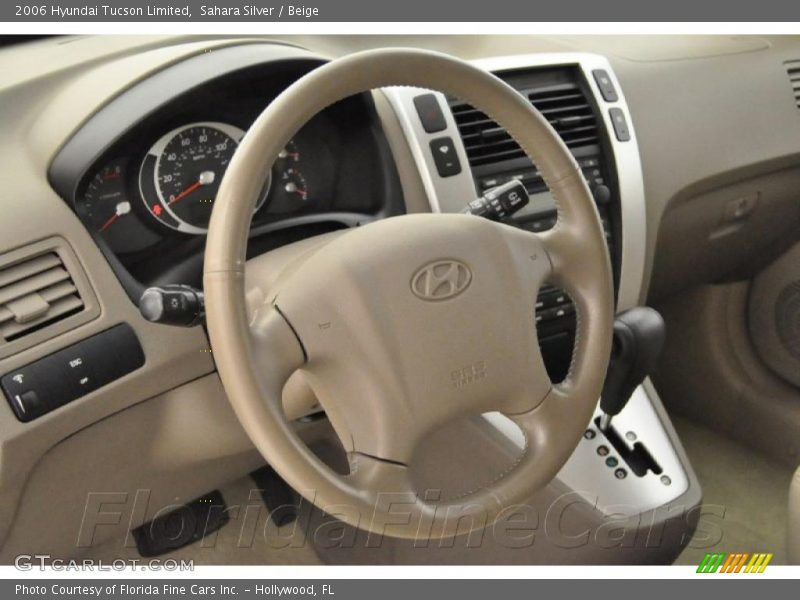 Sahara Silver / Beige 2006 Hyundai Tucson Limited