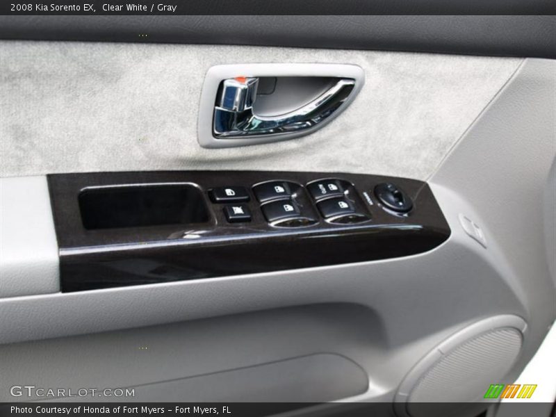 Clear White / Gray 2008 Kia Sorento EX