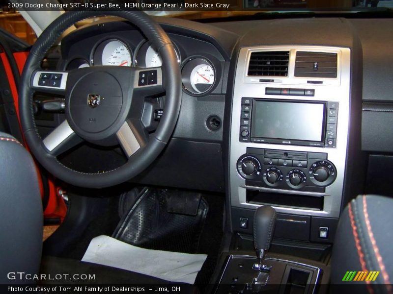 HEMI Orange Pearl / Dark Slate Gray 2009 Dodge Charger SRT-8 Super Bee