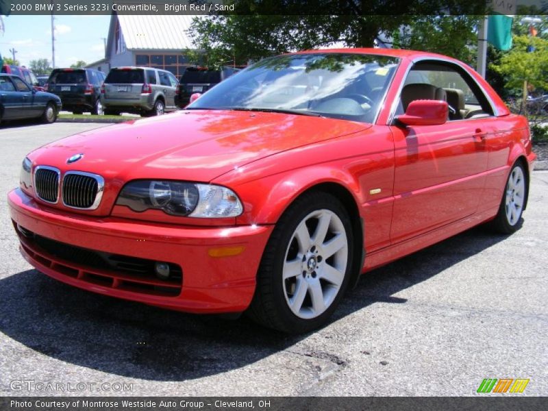 Bright Red / Sand 2000 BMW 3 Series 323i Convertible