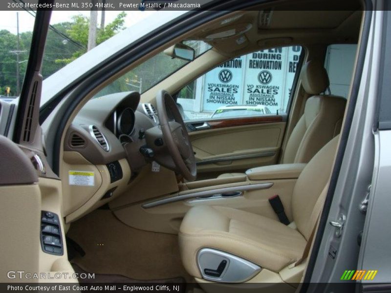 Pewter Metallic / Macadamia 2008 Mercedes-Benz ML 350 4Matic