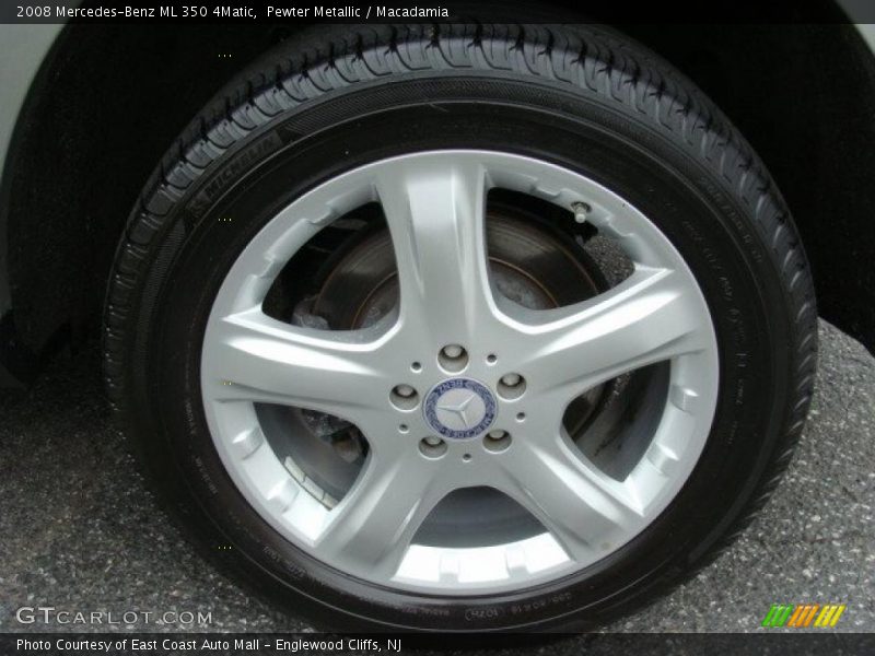 Pewter Metallic / Macadamia 2008 Mercedes-Benz ML 350 4Matic