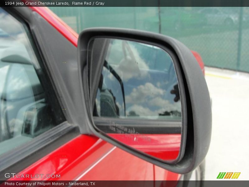 Flame Red / Gray 1994 Jeep Grand Cherokee Laredo