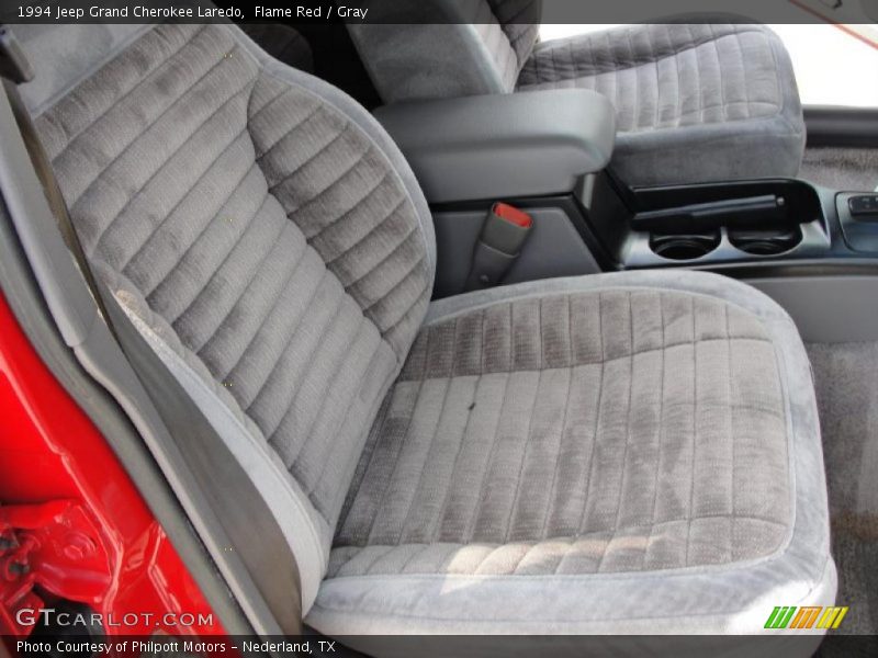Flame Red / Gray 1994 Jeep Grand Cherokee Laredo