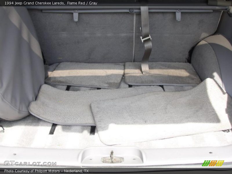 Flame Red / Gray 1994 Jeep Grand Cherokee Laredo