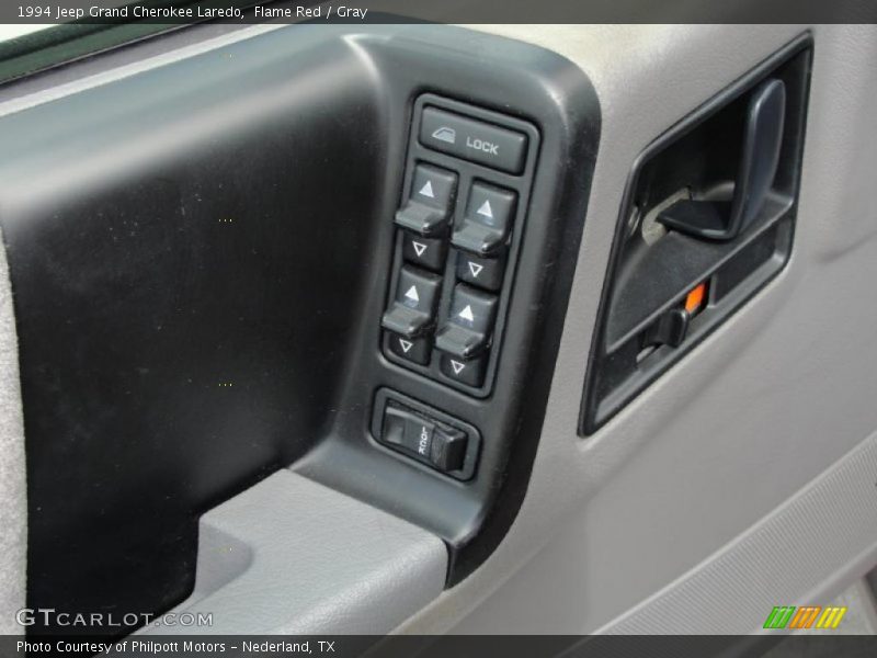 Flame Red / Gray 1994 Jeep Grand Cherokee Laredo
