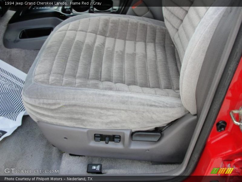 Flame Red / Gray 1994 Jeep Grand Cherokee Laredo