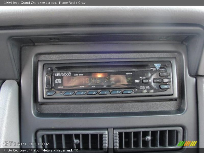 Flame Red / Gray 1994 Jeep Grand Cherokee Laredo