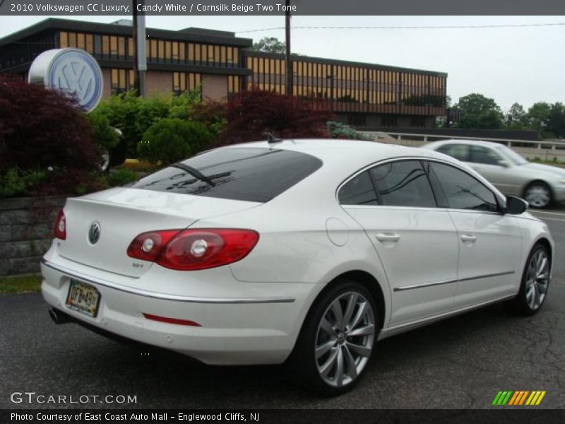 Candy White / Cornsilk Beige Two Tone 2010 Volkswagen CC Luxury