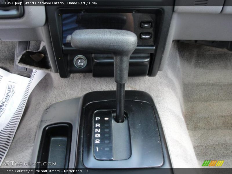Flame Red / Gray 1994 Jeep Grand Cherokee Laredo