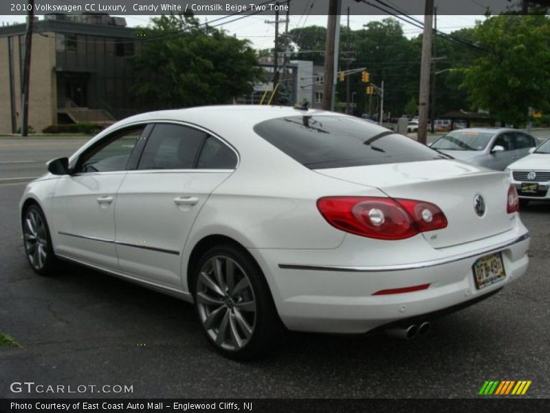 Candy White / Cornsilk Beige Two Tone 2010 Volkswagen CC Luxury