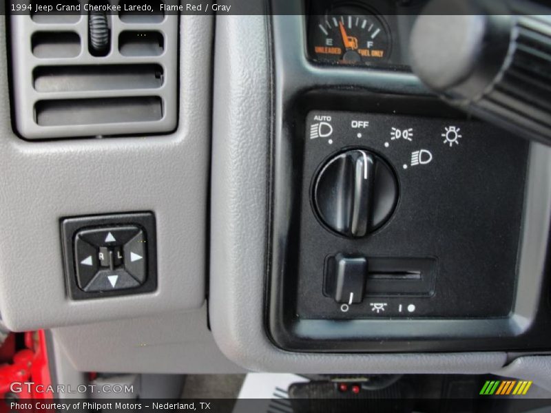 Flame Red / Gray 1994 Jeep Grand Cherokee Laredo