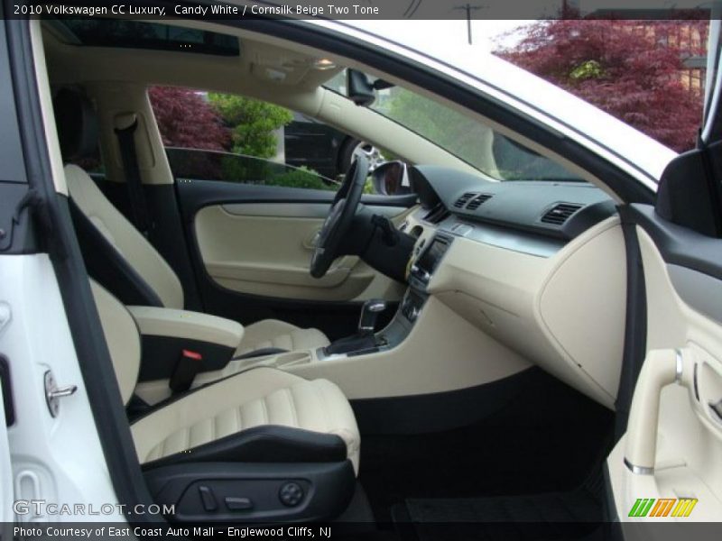 Candy White / Cornsilk Beige Two Tone 2010 Volkswagen CC Luxury