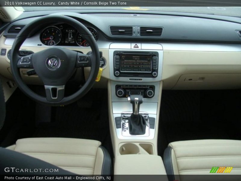 Candy White / Cornsilk Beige Two Tone 2010 Volkswagen CC Luxury