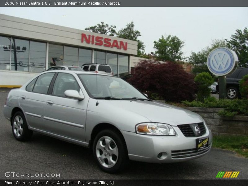 Brilliant Aluminum Metallic / Charcoal 2006 Nissan Sentra 1.8 S