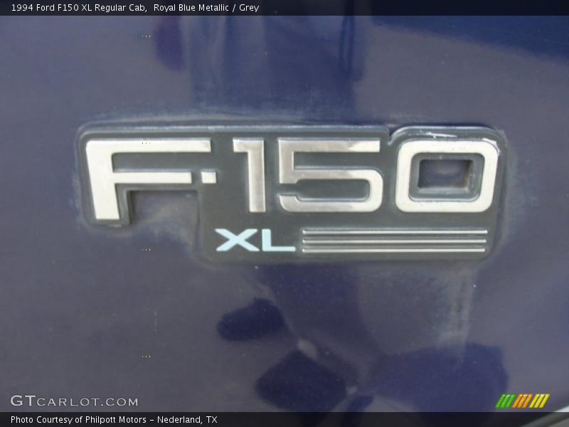 Royal Blue Metallic / Grey 1994 Ford F150 XL Regular Cab