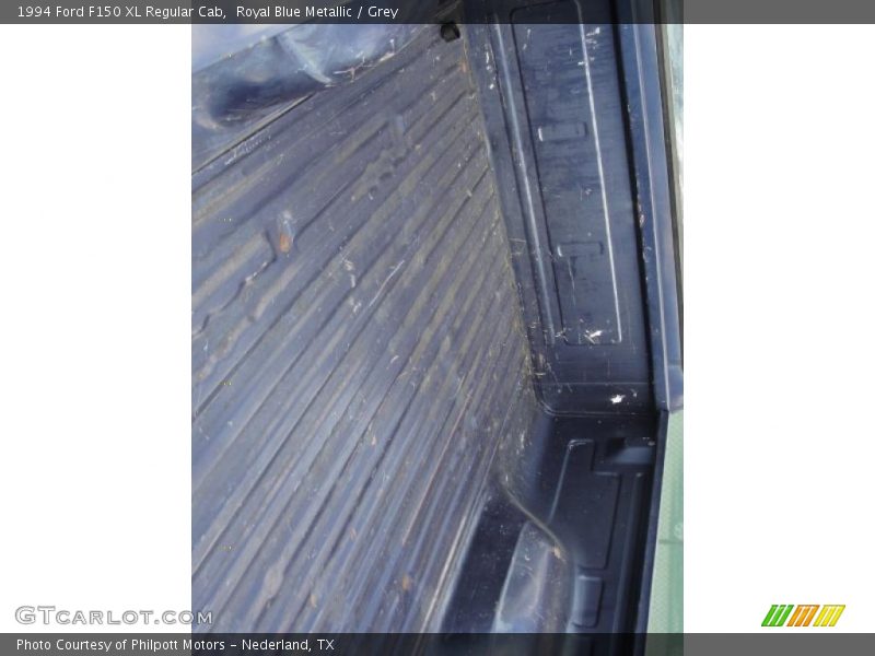 Royal Blue Metallic / Grey 1994 Ford F150 XL Regular Cab
