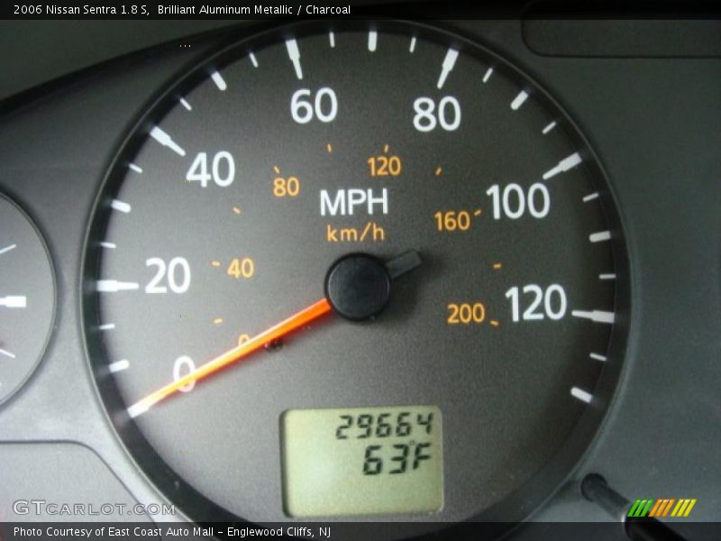 Brilliant Aluminum Metallic / Charcoal 2006 Nissan Sentra 1.8 S