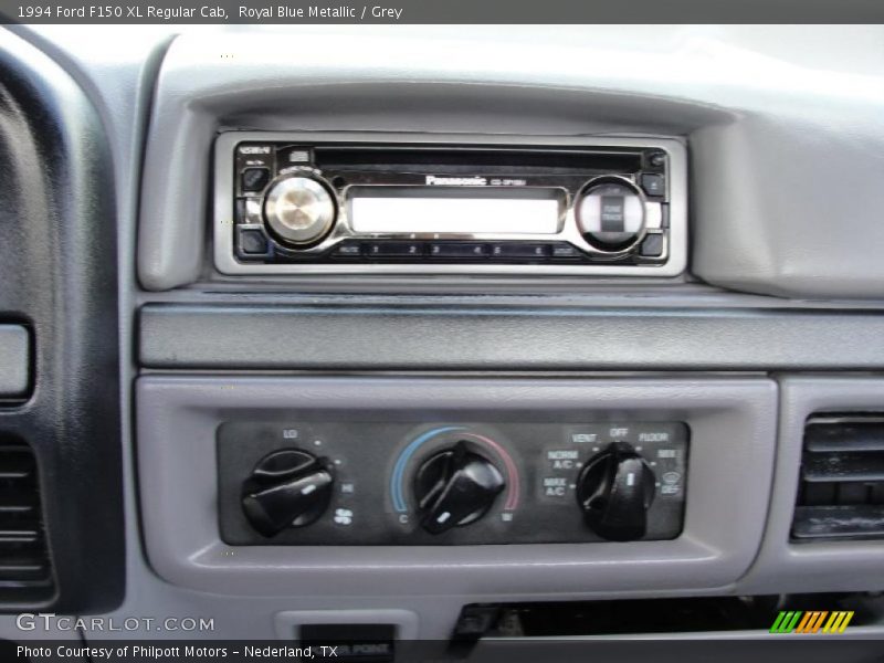 Royal Blue Metallic / Grey 1994 Ford F150 XL Regular Cab