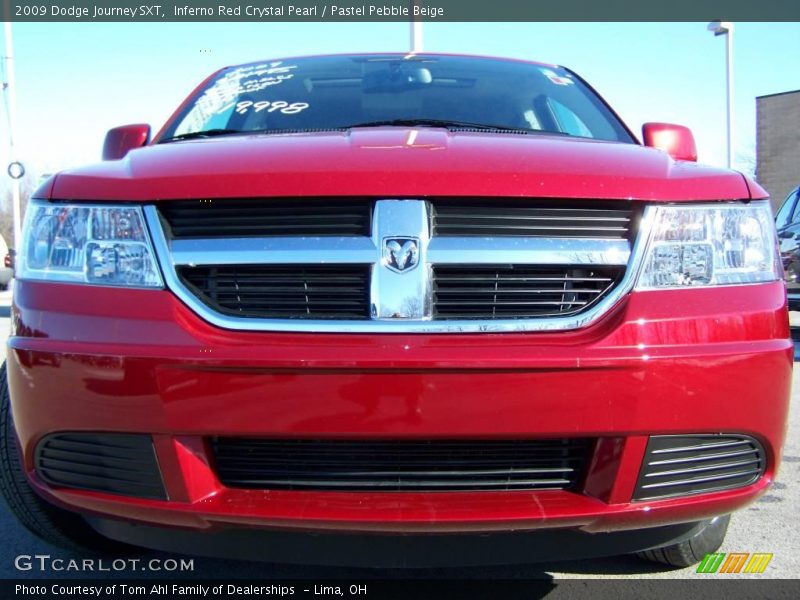 Inferno Red Crystal Pearl / Pastel Pebble Beige 2009 Dodge Journey SXT