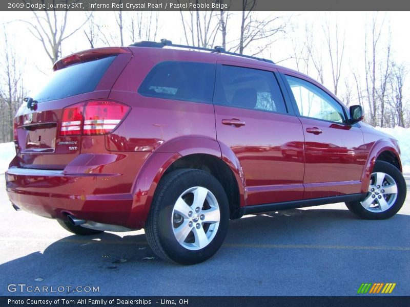 Inferno Red Crystal Pearl / Pastel Pebble Beige 2009 Dodge Journey SXT