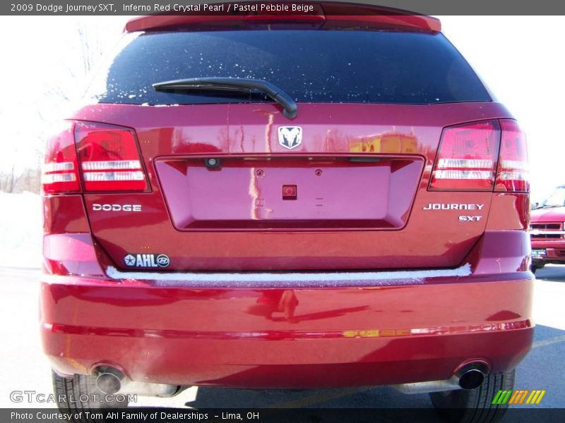 Inferno Red Crystal Pearl / Pastel Pebble Beige 2009 Dodge Journey SXT