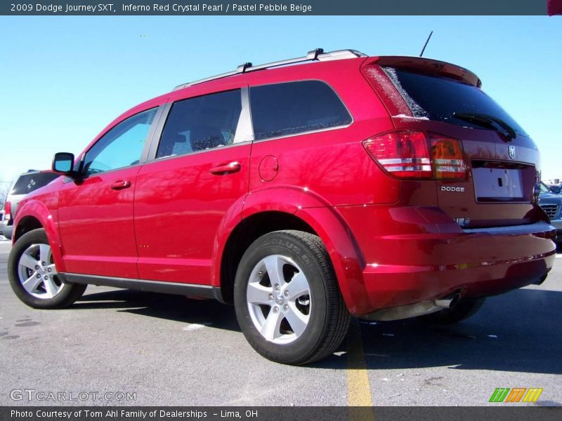 Inferno Red Crystal Pearl / Pastel Pebble Beige 2009 Dodge Journey SXT
