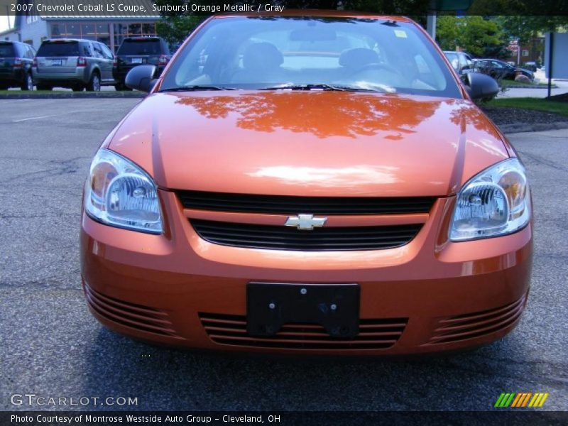 Sunburst Orange Metallic / Gray 2007 Chevrolet Cobalt LS Coupe