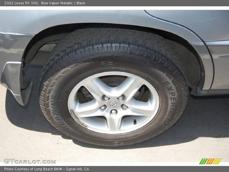 Blue Vapor Metallic / Black 2002 Lexus RX 300