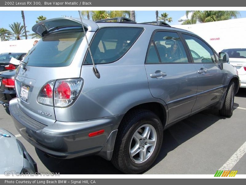 Blue Vapor Metallic / Black 2002 Lexus RX 300
