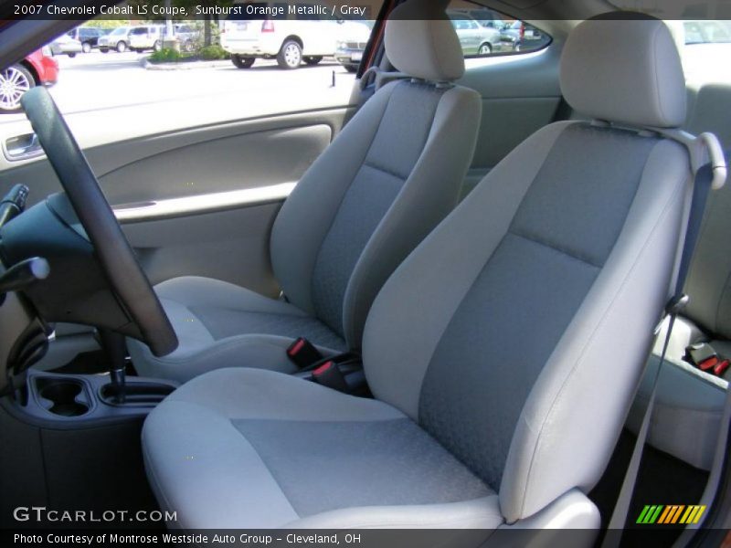 Sunburst Orange Metallic / Gray 2007 Chevrolet Cobalt LS Coupe