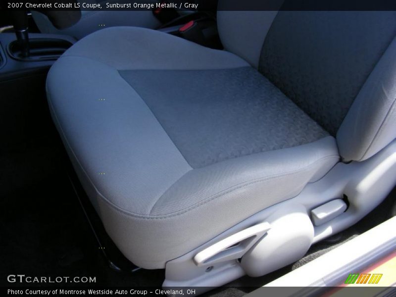 Sunburst Orange Metallic / Gray 2007 Chevrolet Cobalt LS Coupe