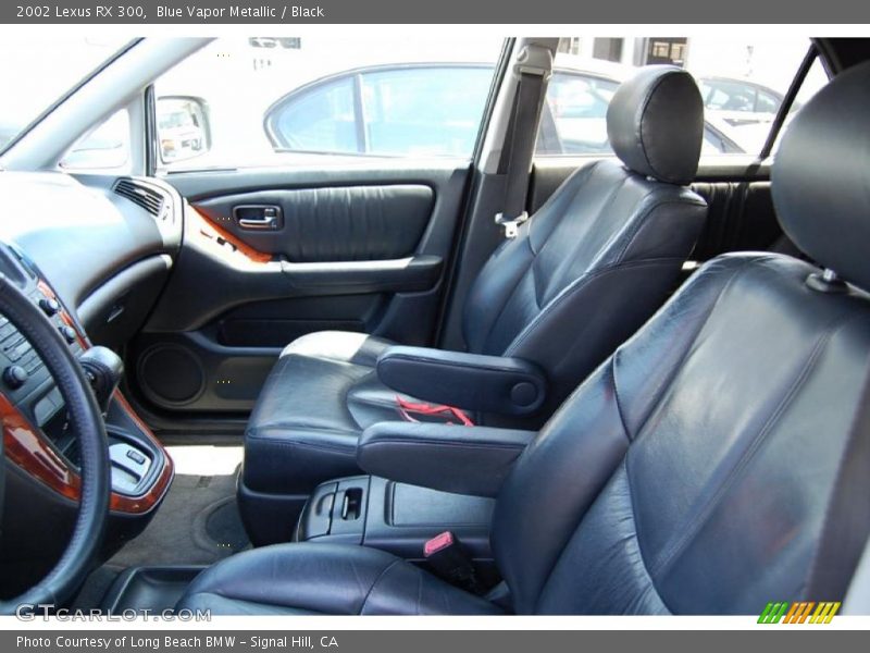 Blue Vapor Metallic / Black 2002 Lexus RX 300