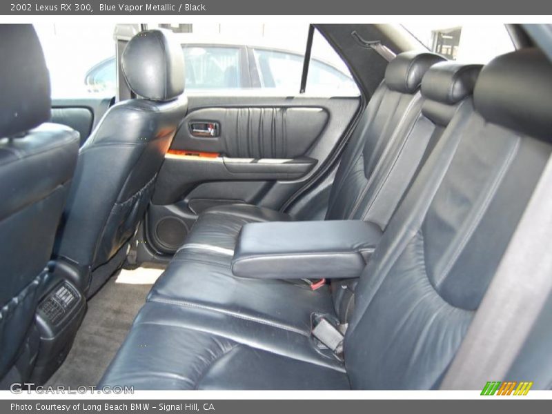 Blue Vapor Metallic / Black 2002 Lexus RX 300