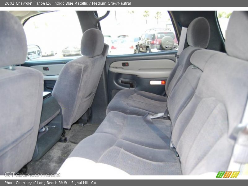 Indigo Blue Metallic / Medium Gray/Neutral 2002 Chevrolet Tahoe LS