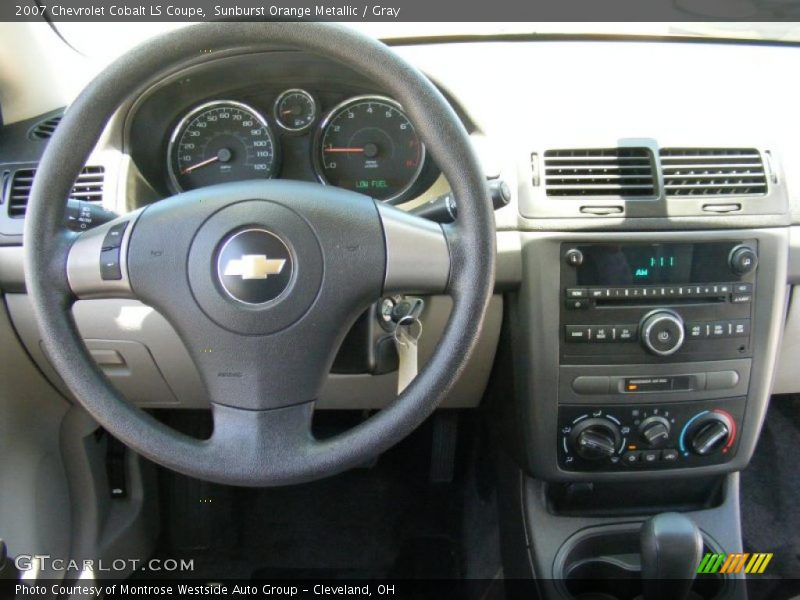 Sunburst Orange Metallic / Gray 2007 Chevrolet Cobalt LS Coupe