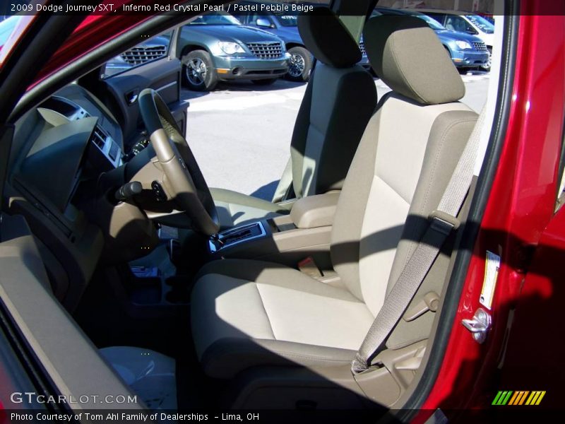 Inferno Red Crystal Pearl / Pastel Pebble Beige 2009 Dodge Journey SXT