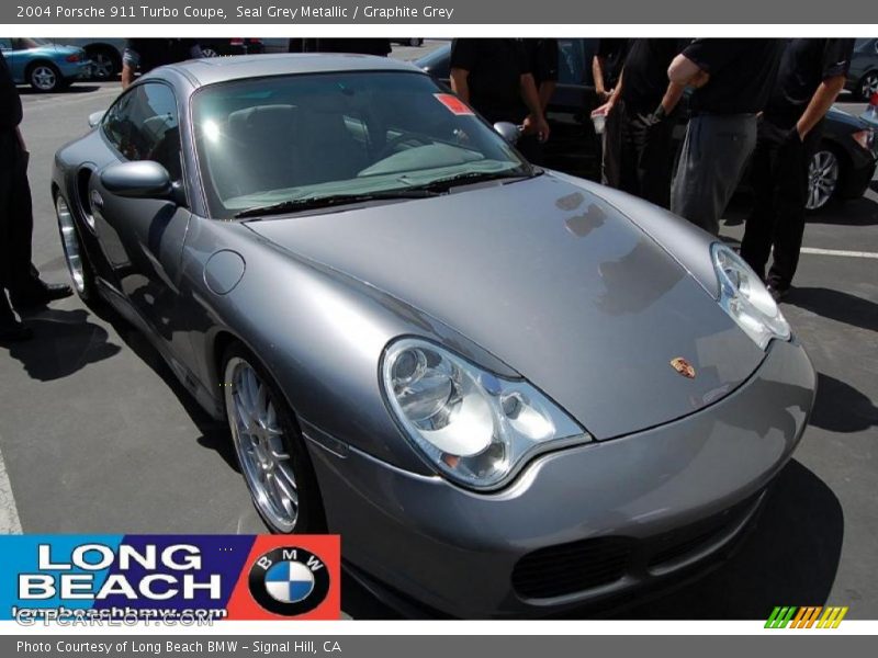 Seal Grey Metallic / Graphite Grey 2004 Porsche 911 Turbo Coupe
